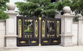 连州现代式铸铝庭院门